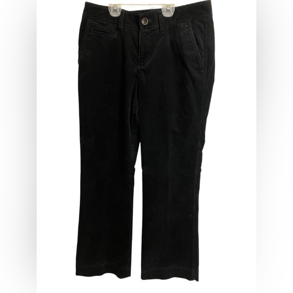 Eddie Bauer‎ Corduroy Pant women’s size 4 black Specially Dyed - Picture 1 of 15